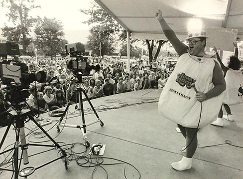 First day of sales 1985 - lined up to buy tickets