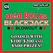 High Roller Blackjack Blowout InstaPlay ticket