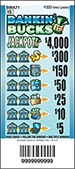 Bankin' Bucks pulltab ticket