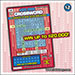 $20,000 Crossword scratch ticket