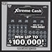 Xtreme Cash scratch ticket