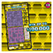 $100,000 Mega Crossword scratch ticket