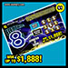 Electric 8s scratch ticket