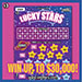 Lucky Stars scratch ticket
