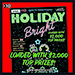 HOLIDAY Bright scratch ticket