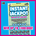 Instant Jackpot scratch ticket
