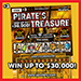 Pirate's Treasure scratch ticket