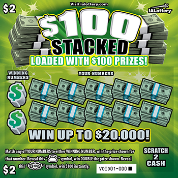 $100 Stacked