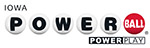 Iowa' Powerball with Power Play logo