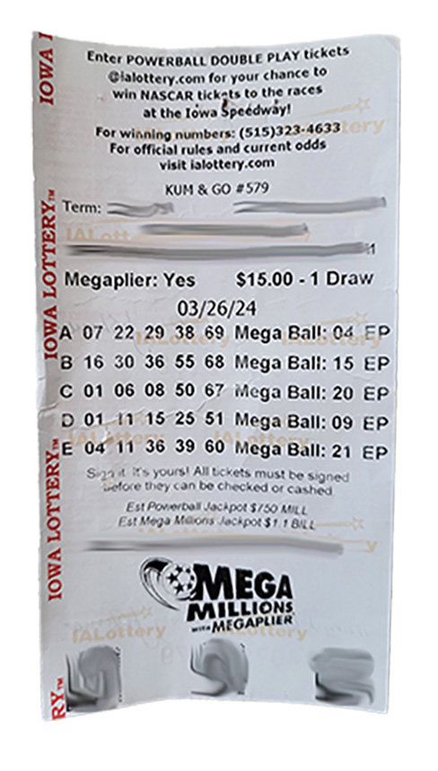 Mary Blumer's ticket