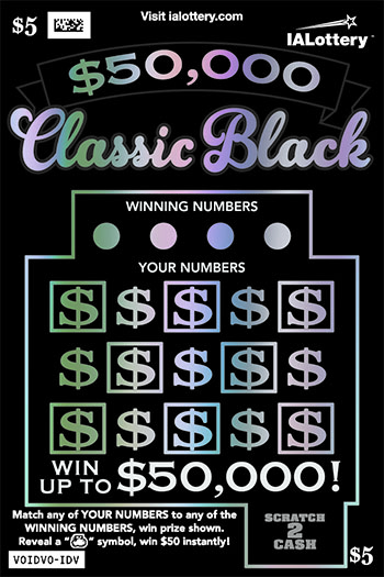 $50,000 Classic Black