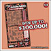 $100,000 Holiday Crossword scratch ticket