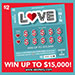 Love To Win scratch ticket