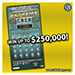 $250,000 Extreme Cash scratch ticket