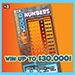 Hot & Cold Numbers scratch ticket