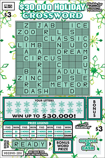 $30,000 Holiday Crossword